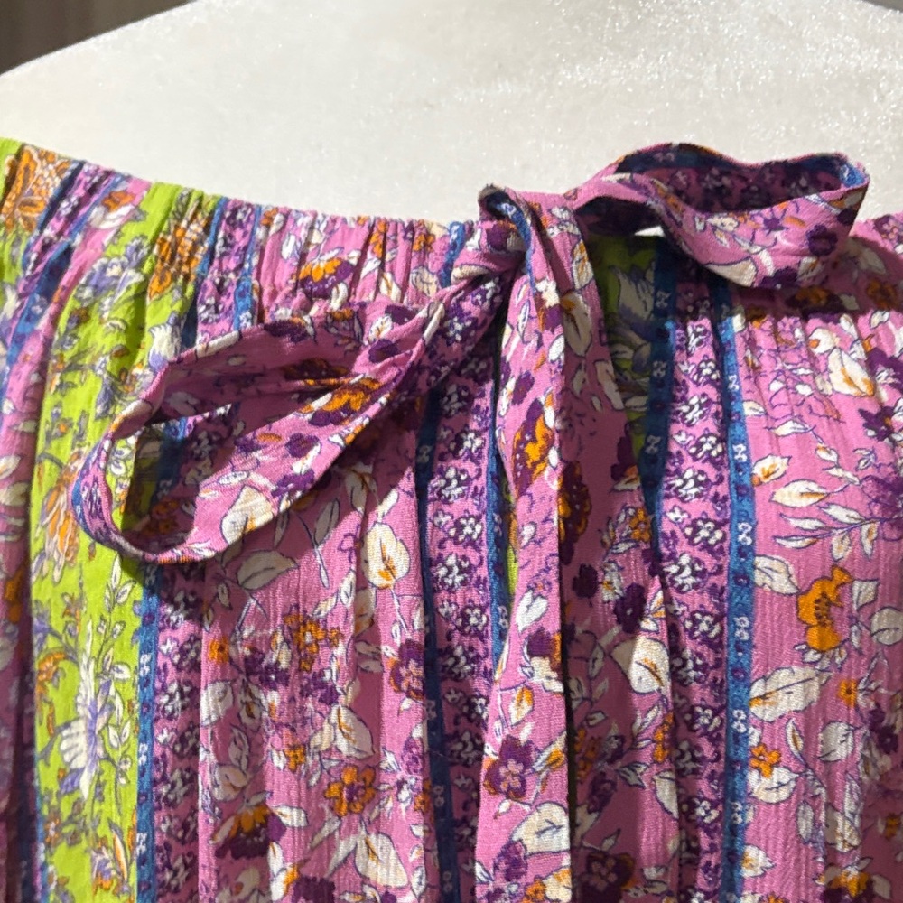 Easel NWT  Sz S Floral Off-Shoulder Maxi Dress - Picture 4 of 13